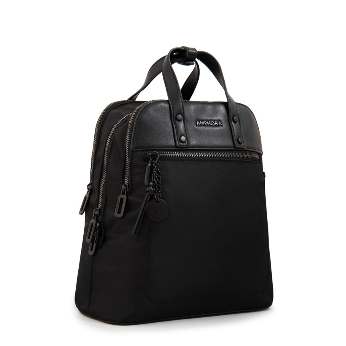 AMPHORA - Mochila paula mediana negro especial