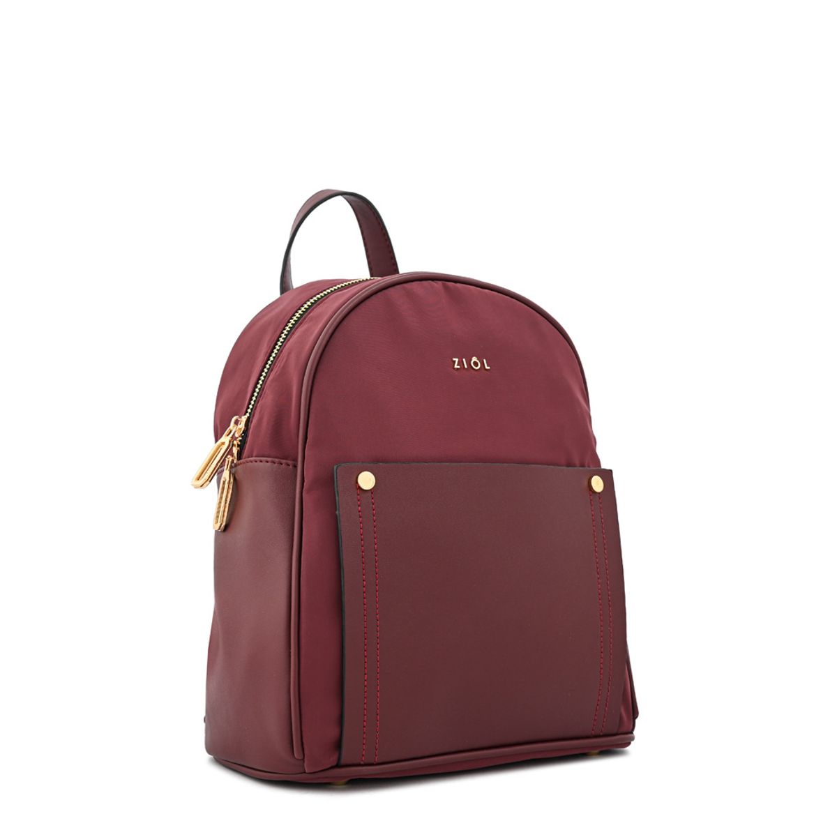 ZIOL - Mochila katrin mediana burdeo