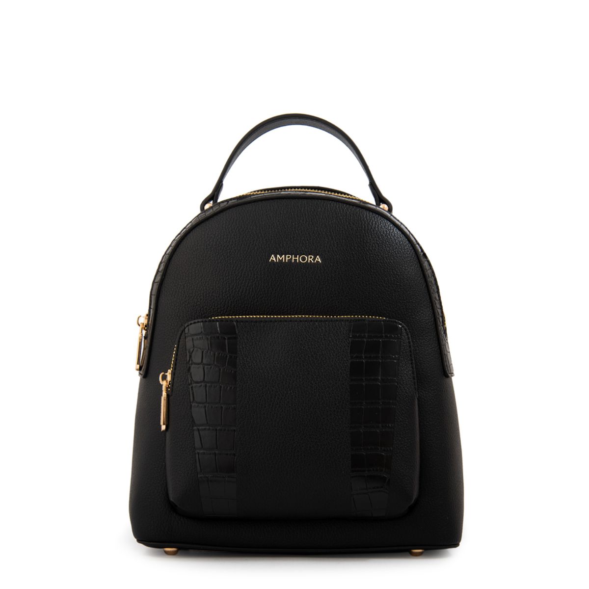 AMPHORA - Mochila dabi mediana negro