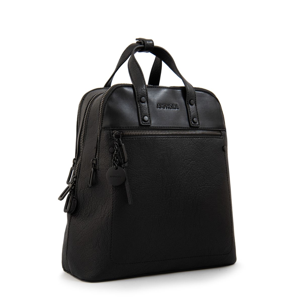 AMPHORA - Mochila paula mediana negro