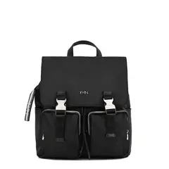 ZIOL - Mochila con tapa mediana odelia negro