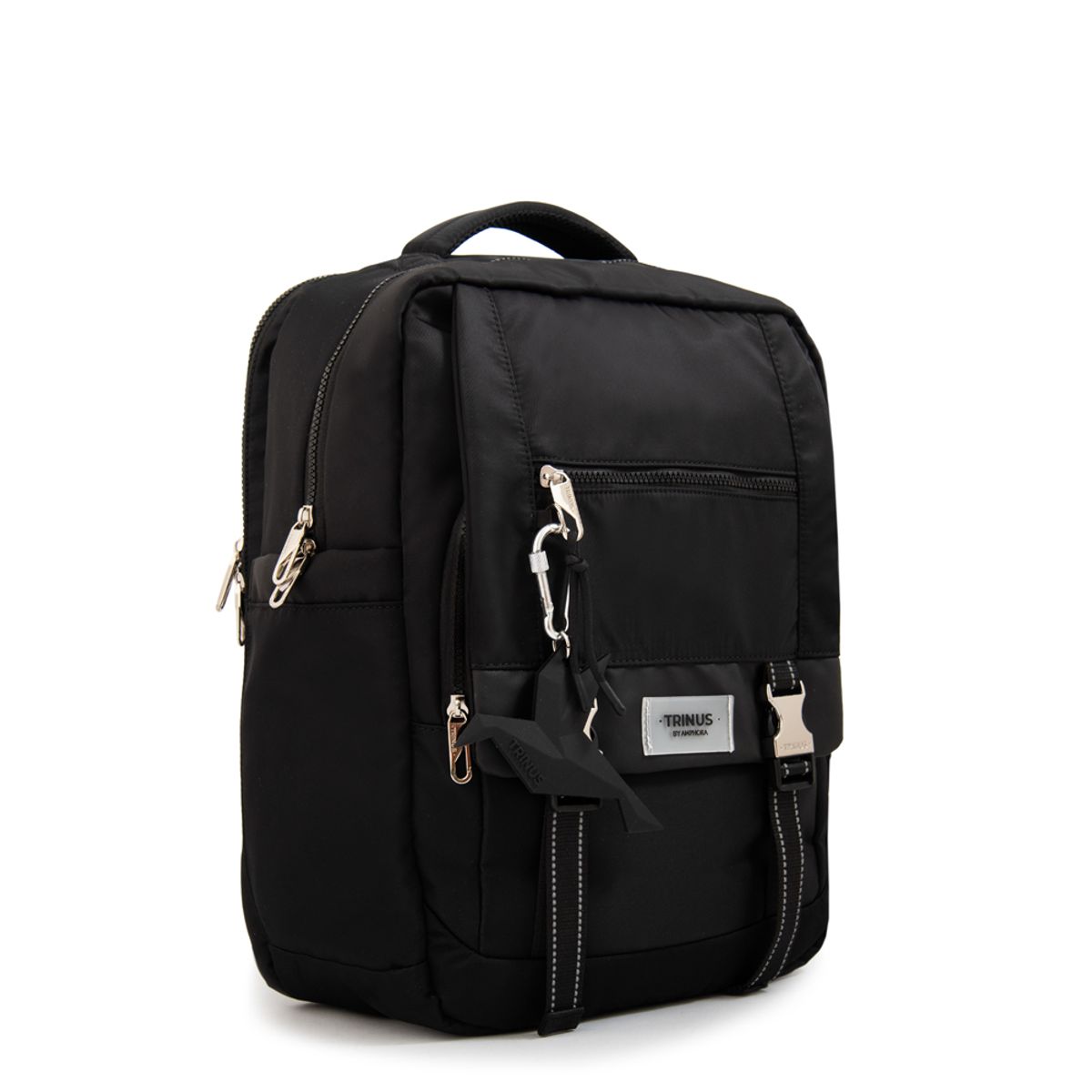 TRINUS - Mochila travel dania grande negro