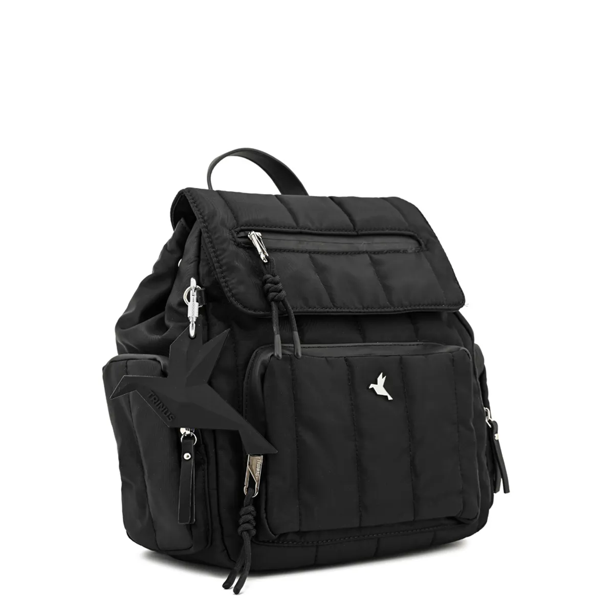 TRINUS - Mochila lizel mediana negro