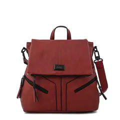 ZIOL - Mochila mediana ema rojo oscuro
