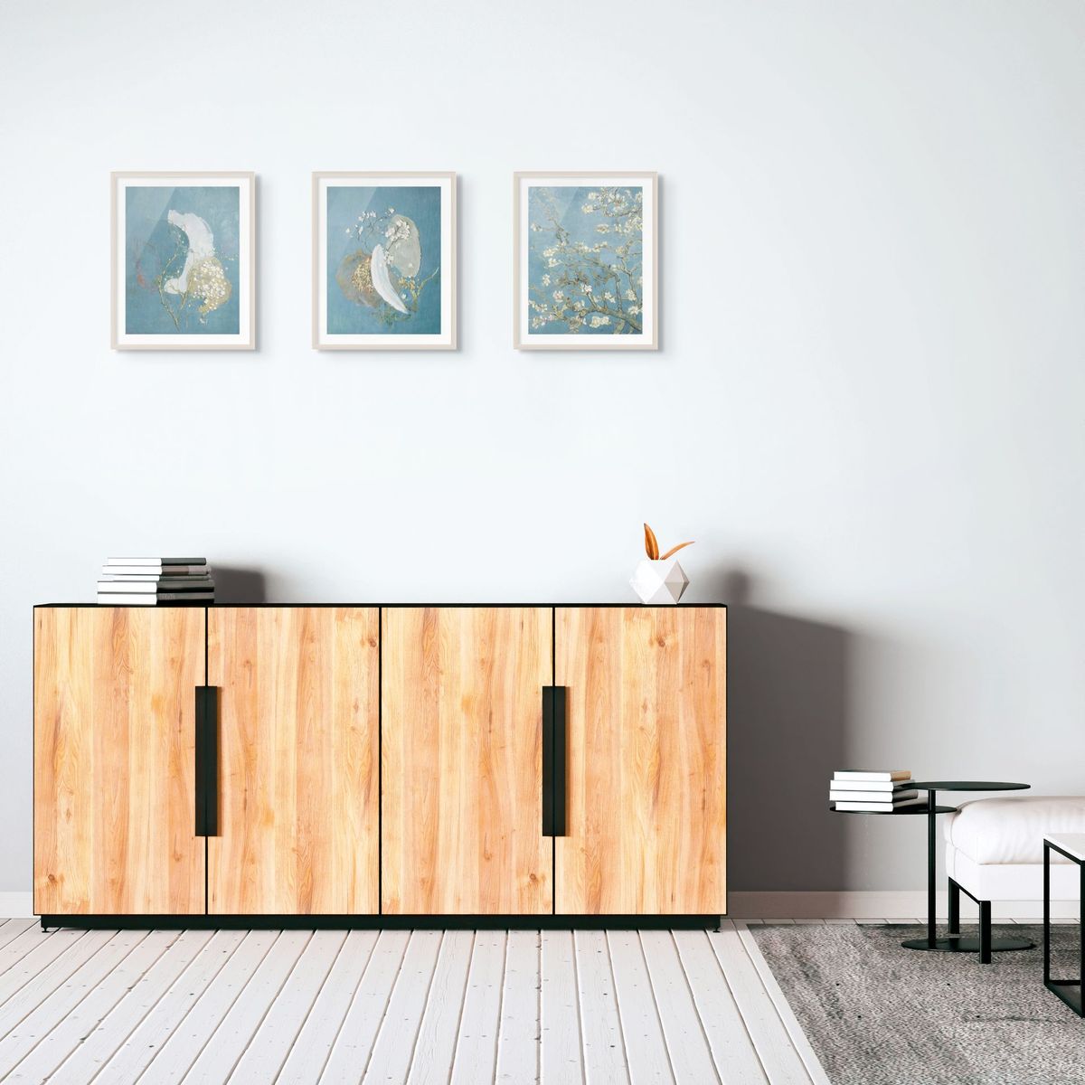 GENERICO - Set de Cuadros Almendros en Flor Inspirado en Van Gogh