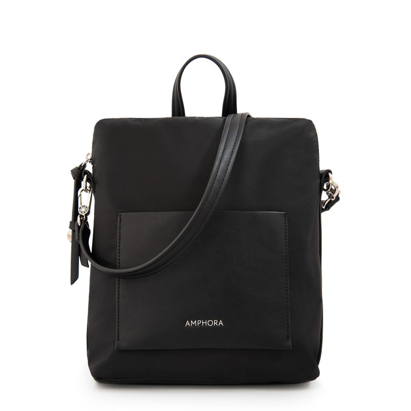 AMPHORA - Mochila mediana galit negro