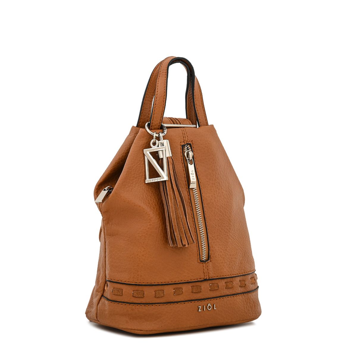 ZIOL - Mochila kristal pequeña camel