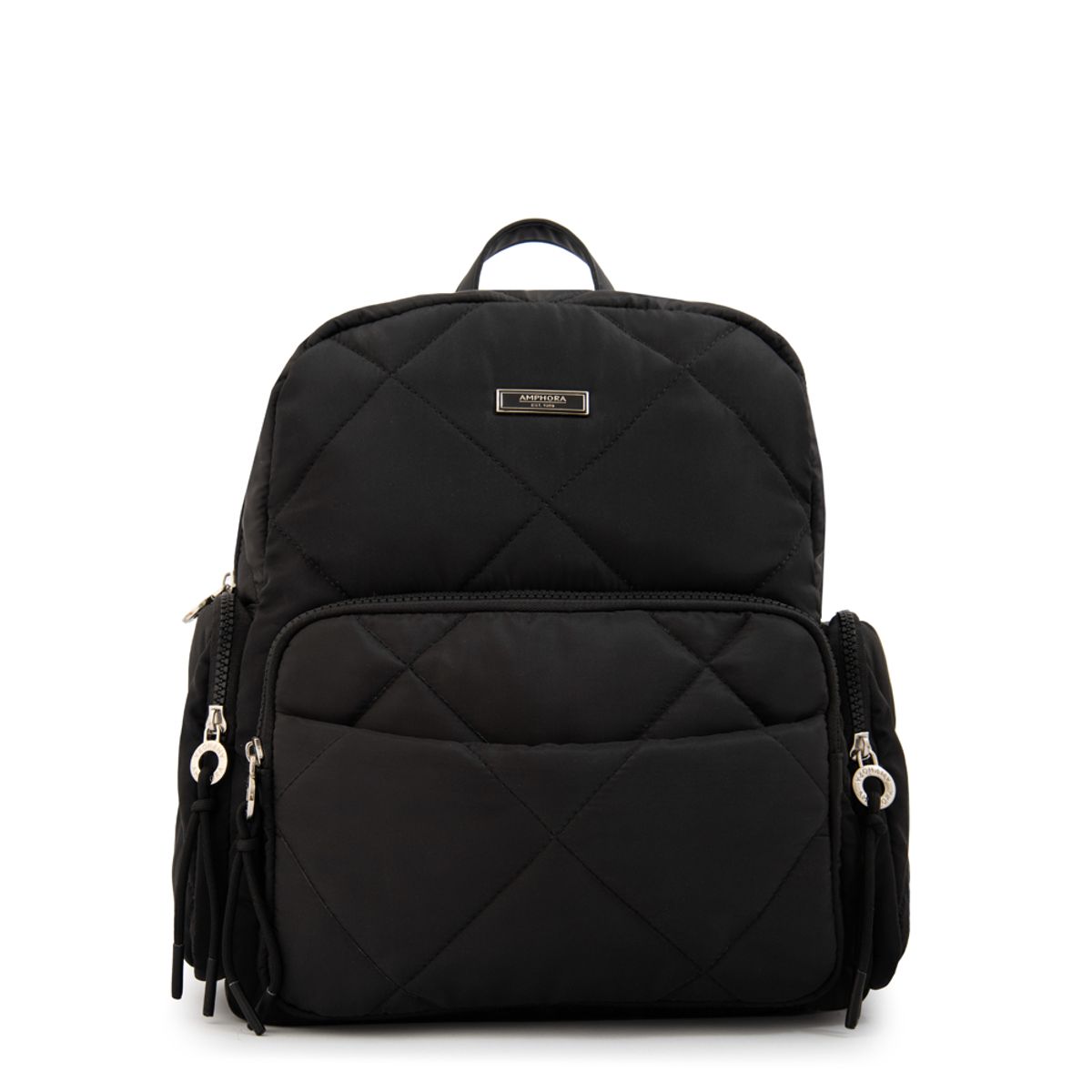AMPHORA - Mochila mediana laurie negro