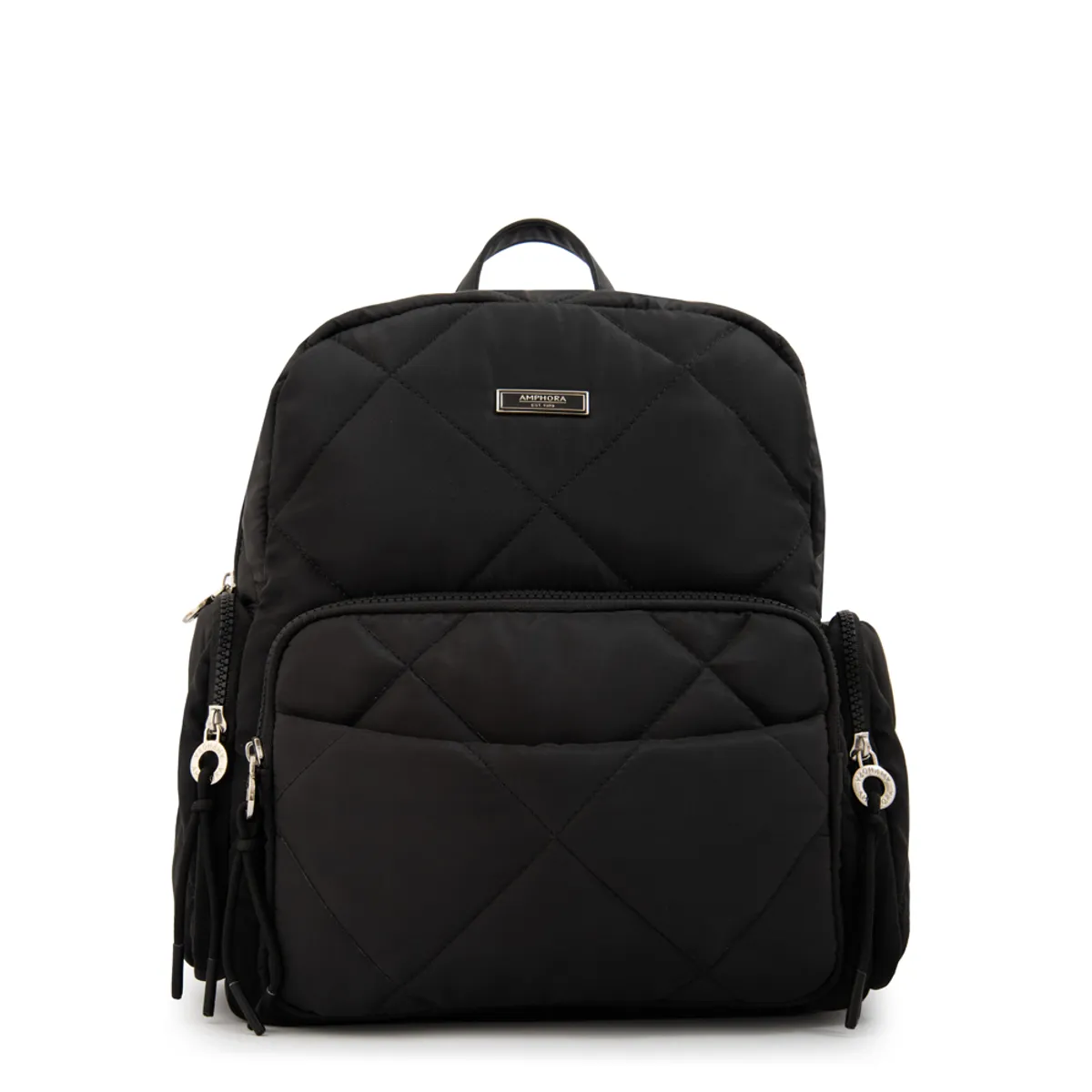 AMPHORA - Mochila mediana laurie negro