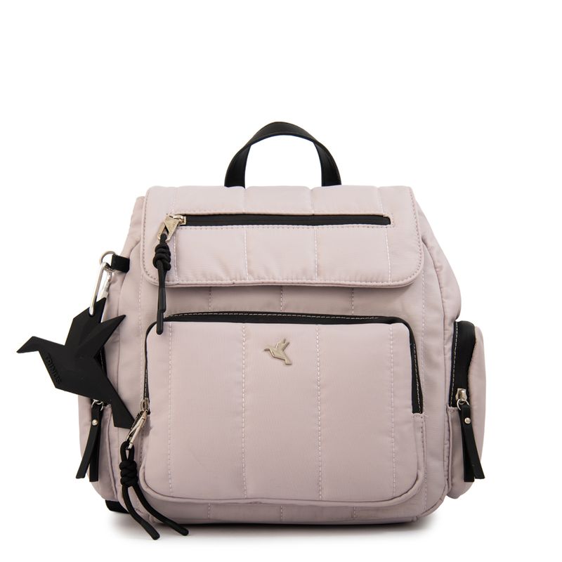 TRINUS - Mochila mediana lizel blanco crudo