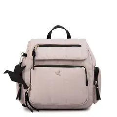 TRINUS - Mochila mediana lizel blanco crudo
