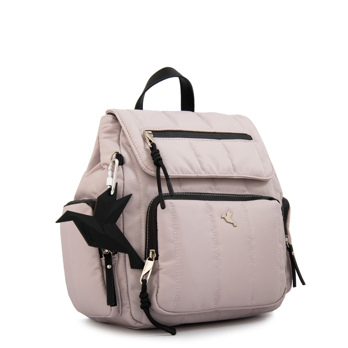 TRINUS - Mochila lizel mediana blanco crudo