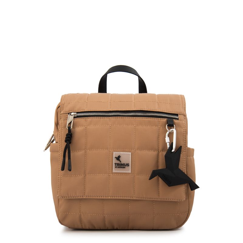 TRINUS - Mochila mediana belina beige oscuro
