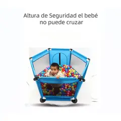 GENERICO - Corral De Seguridad Hexagonal Para Niños