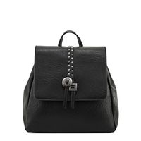 Mochila con tapa indonesia pequeña negro