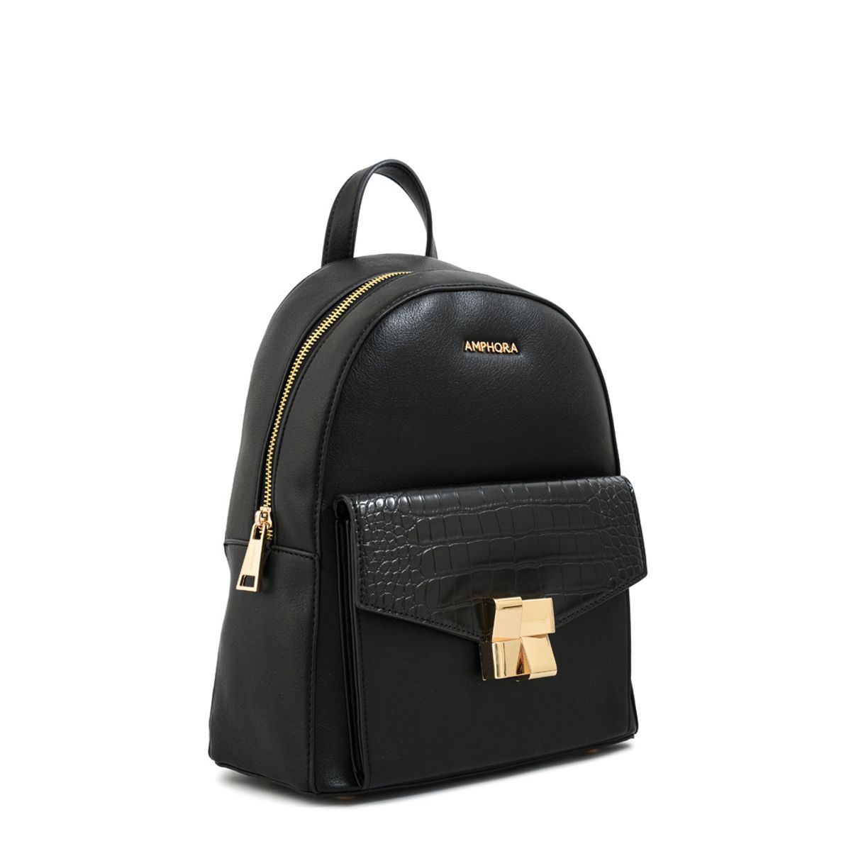 AMPHORA - Mochila hera mediana negro especial