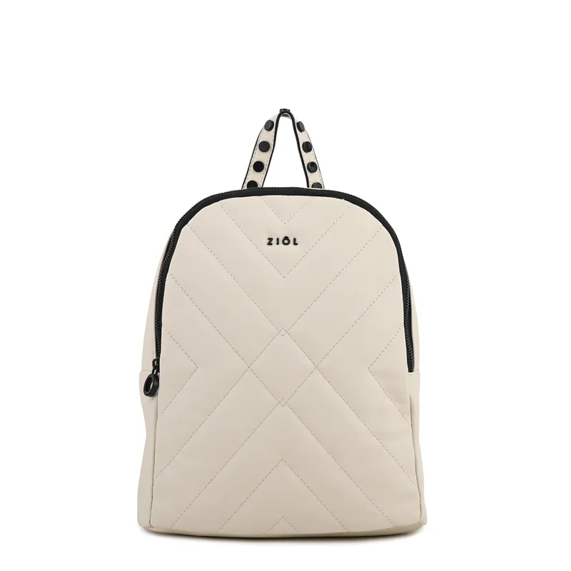ZIOL - Mochila mediana martine blanco crudo