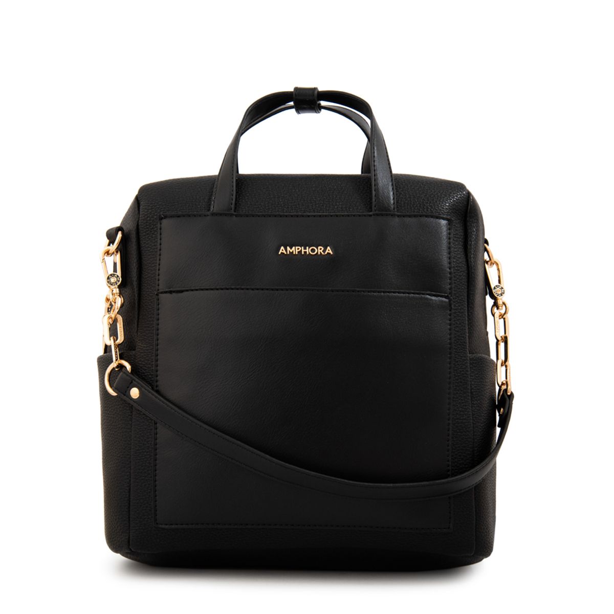 AMPHORA - Mochila madrid mediana negro