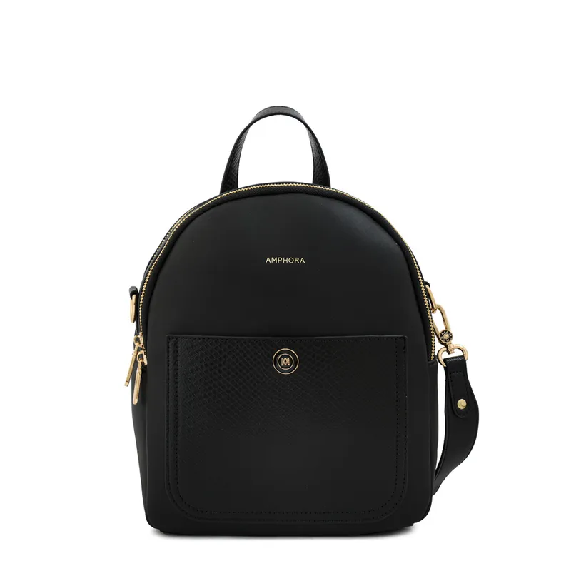 AMPHORA - Mochila mediana grace Negro especial