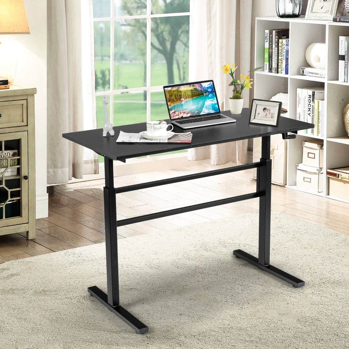 GENERICO - Escritorio de trabajo con altura regulable standing desk - Gris