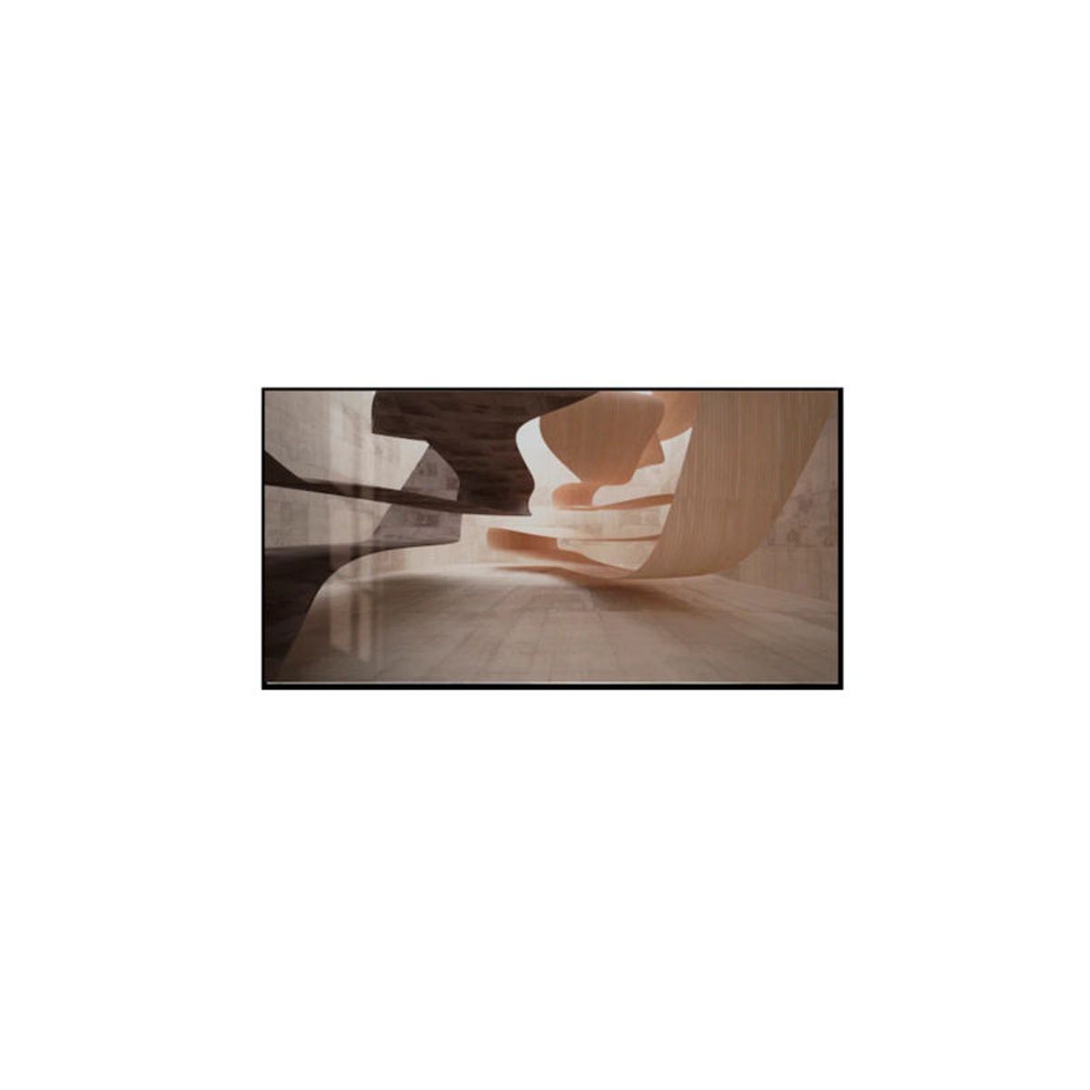 RE DECORA - Cuadro Decorativo Abstracto Roble