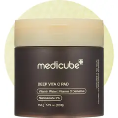 MEDICUBE - Pads Faciales con Vitamina C para Tono de Piel Irregular 70un