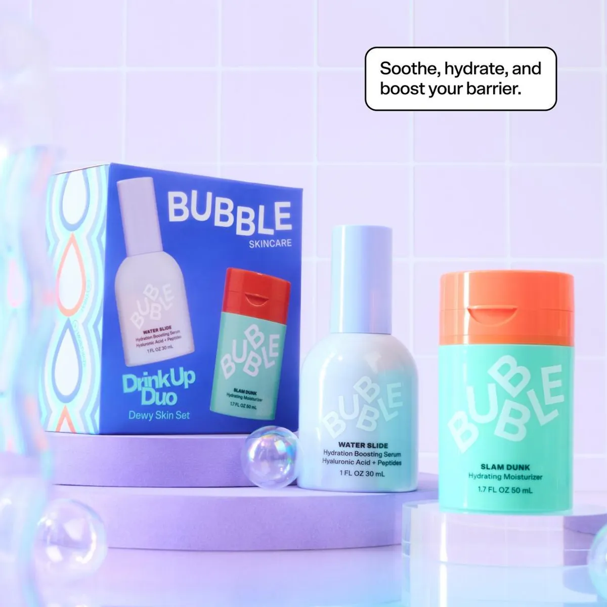 BUBBLE - Drink Up Duo Kit Hidratante Glow - Bubble