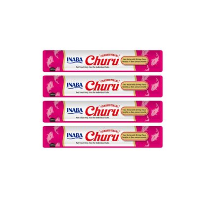 Imagen 2 del producto Churu Cat Atún y Camarón 14g x4 - Pack 6 Unidades