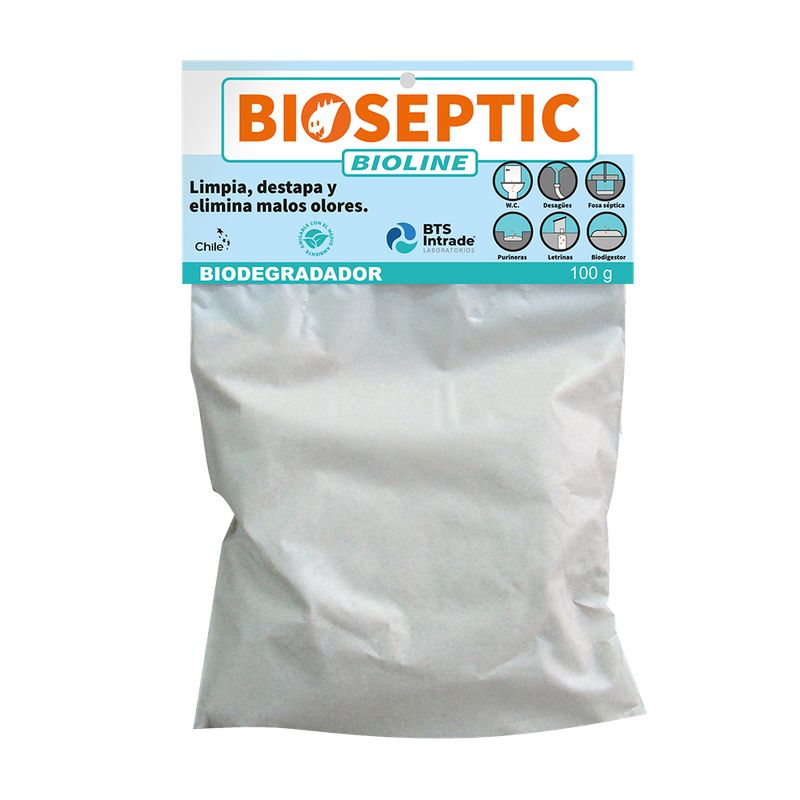 GENERICO - limpiador de fosas sépticas y letrinas Bioseptic 100 gr