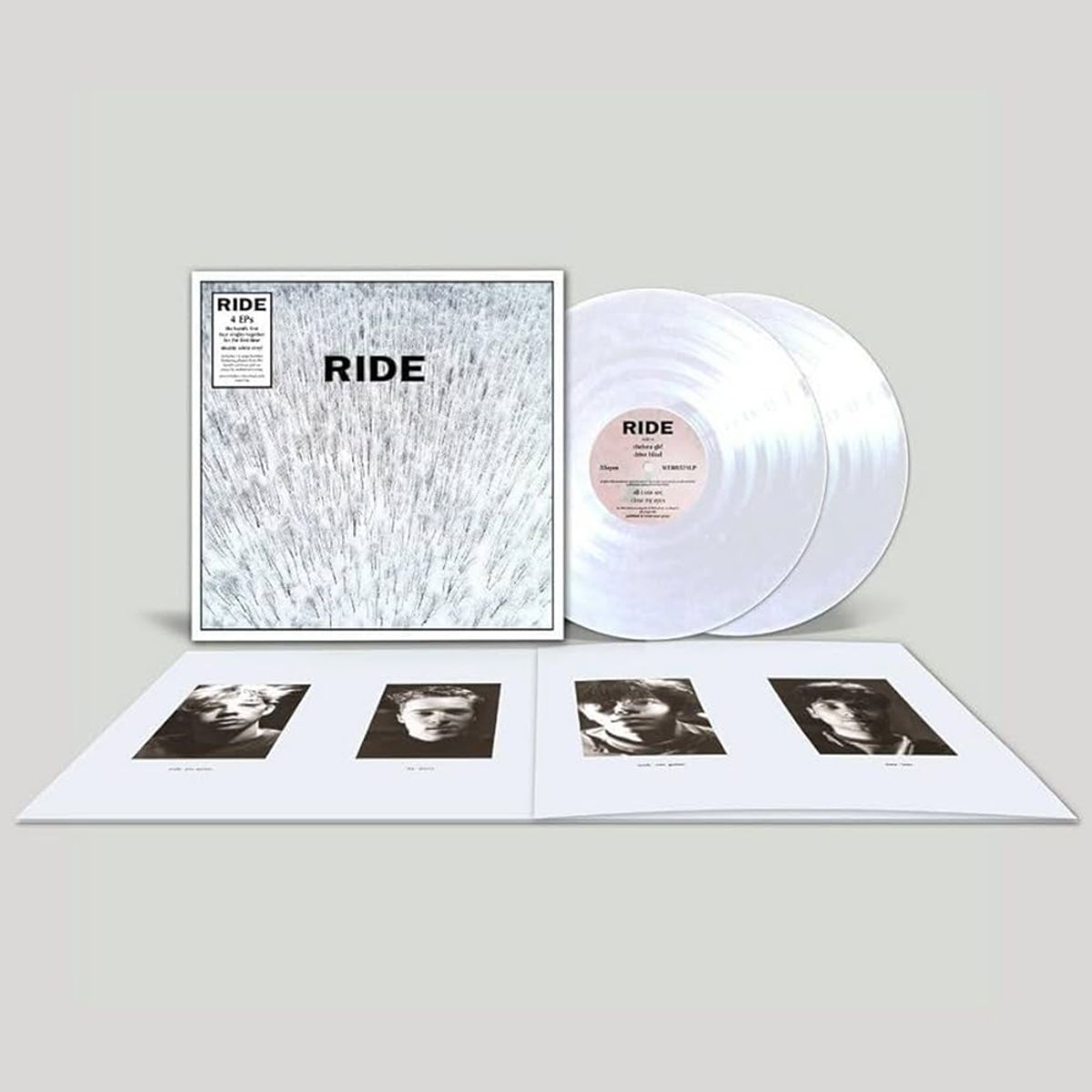 GENERICO - Ride -4 EPs Vinilo Doble White + Booklet