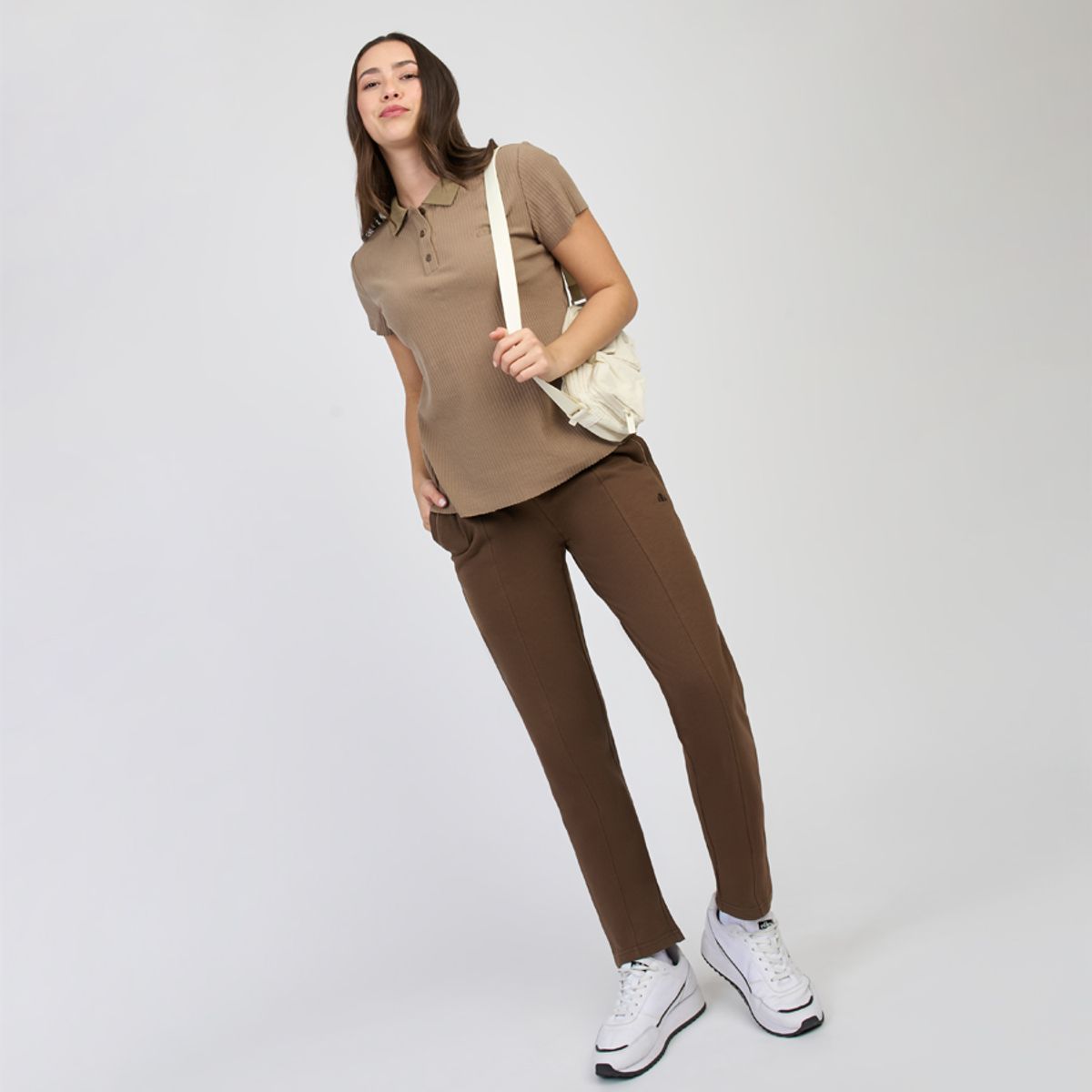 ELLESSE - PANTALON MUJER ELLESSE LORETA CAFÉ OSCURO
