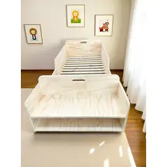GENERICO - Cama Montessori + Almacenaje