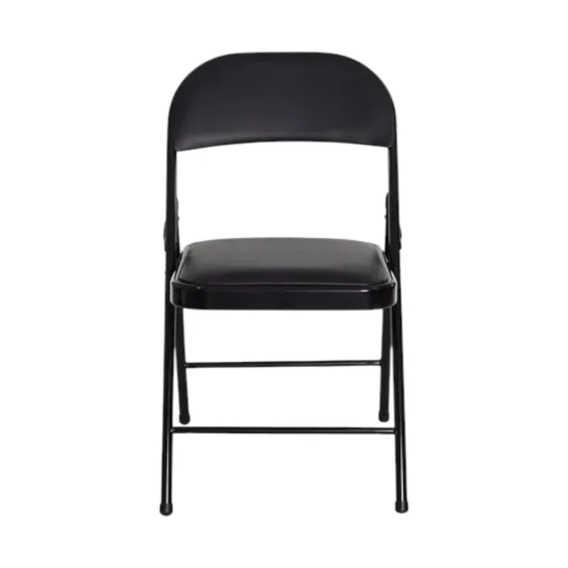 GENERICO - Silla Plegable Negra Ideal para Oficinas Gms