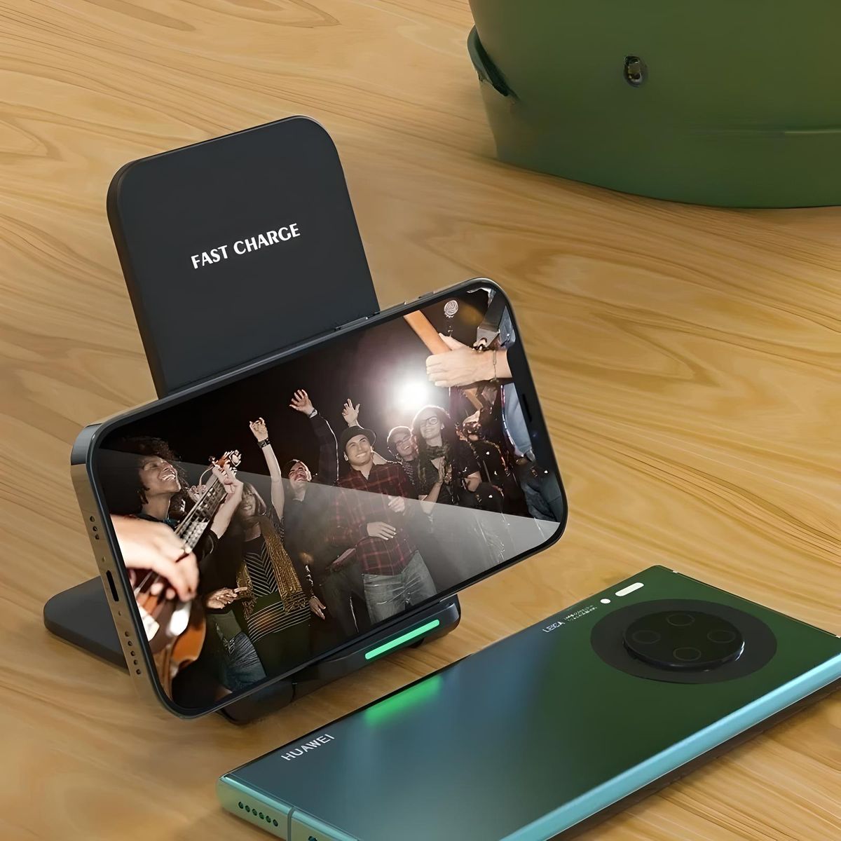 EON - Cargador Inalámbrico Carga Rapida Qi Usb-C Para Celular