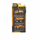 CAT - Pack 3 camiones vehiculo de juguete coleccionable