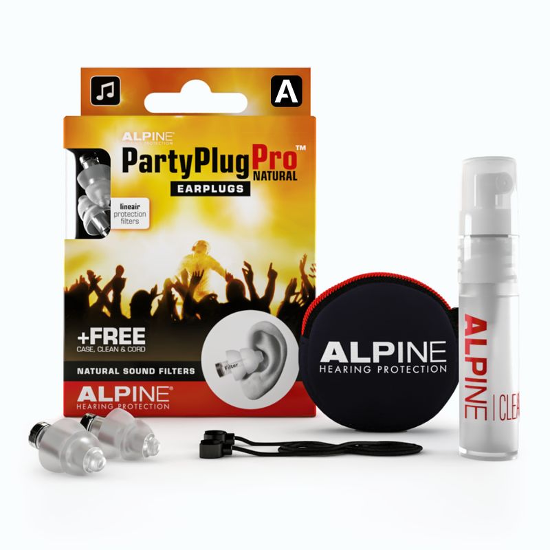 ALPINE - Protectores Auditivos Alpine PartyPlug Pro con filtros premium para fiestas