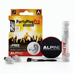 ALPINE - Protectores Auditivos PartyPlug Pro con filtros premium para fiestas