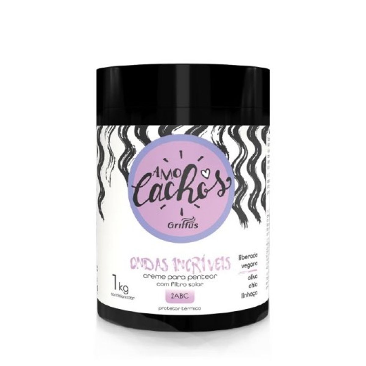 GRIFFUS - CREMA PARA PEINAR ONDAS INCREIBLES 1KG GRIFFUS