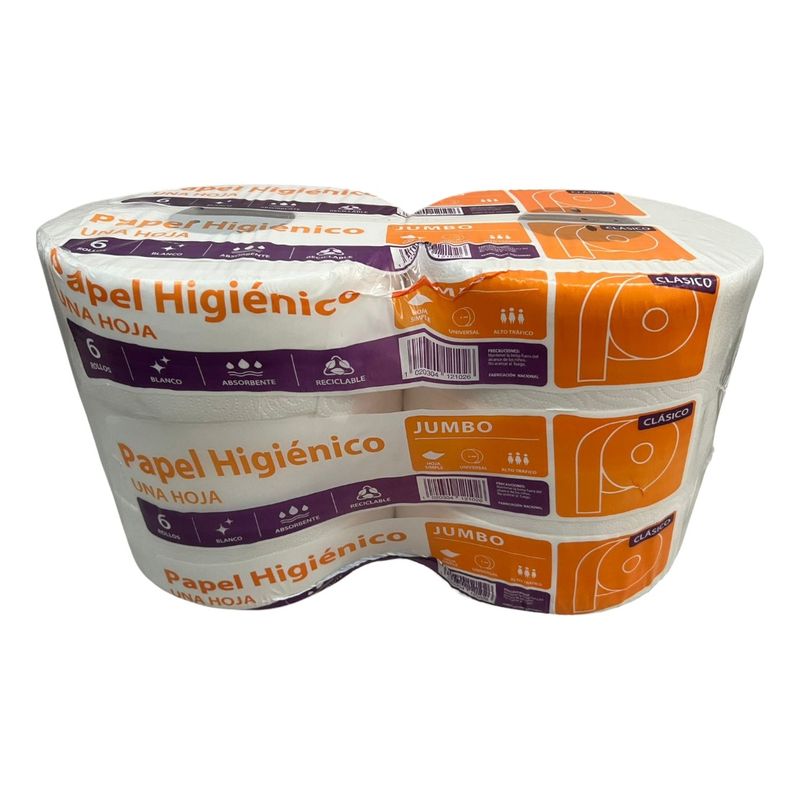 GENERICO - Papel Higienico Industrial 6 Unidades X 275 Mts  1650mts