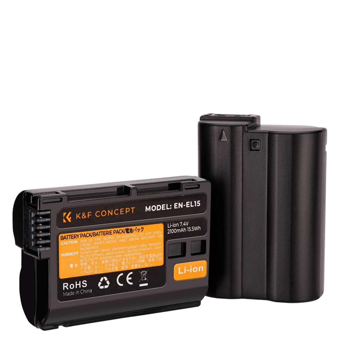 GENERICO - BATERÍA KF CONCEPT EN-EL15 NIKON 2100 MAH