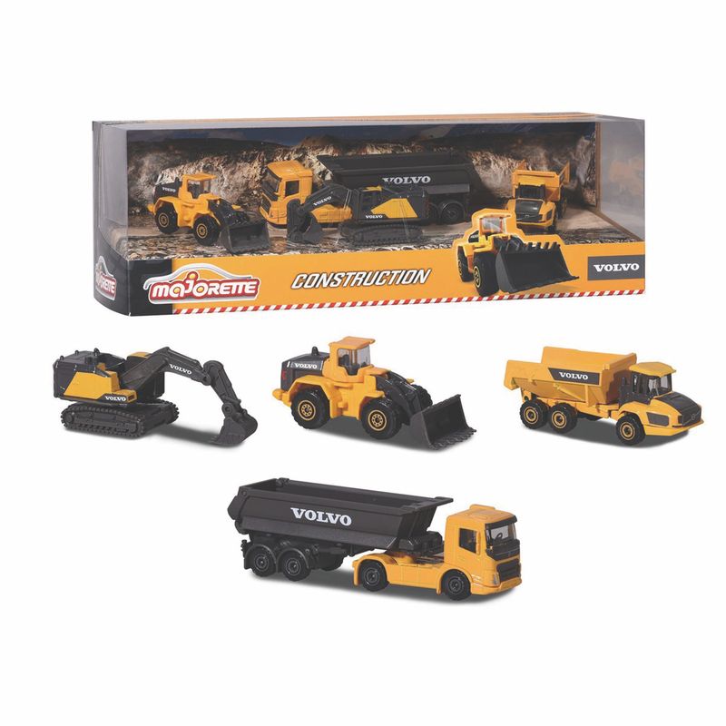 MAJORETTE - Majorette volvo 4 piezas giftpack