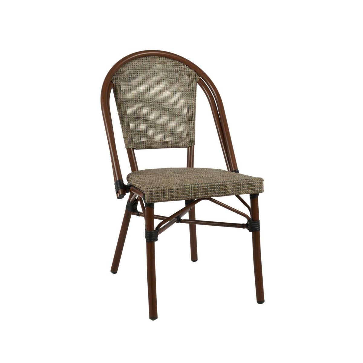 PANDALINO - Silla Parisina Lyon Beige - Elegancia y Resistencia al Aire Libre