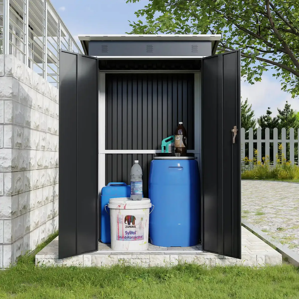 GENERICO - Bodega De Jardin Exterior 1.44 M2 120x120 Ss-04