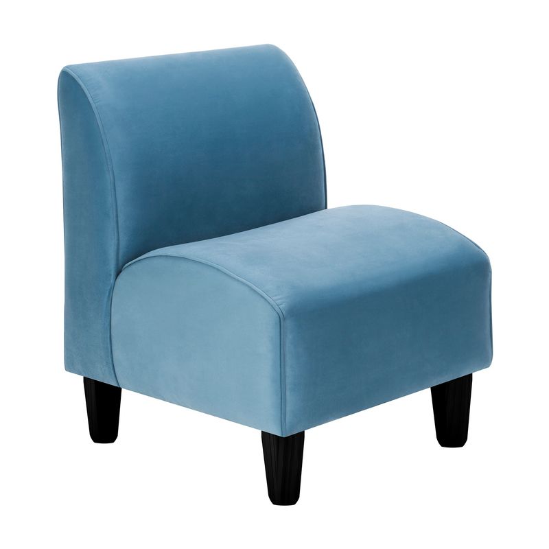 BODEVIR - Poltrona Soft 1C Felpa 00 Azul Petroleo