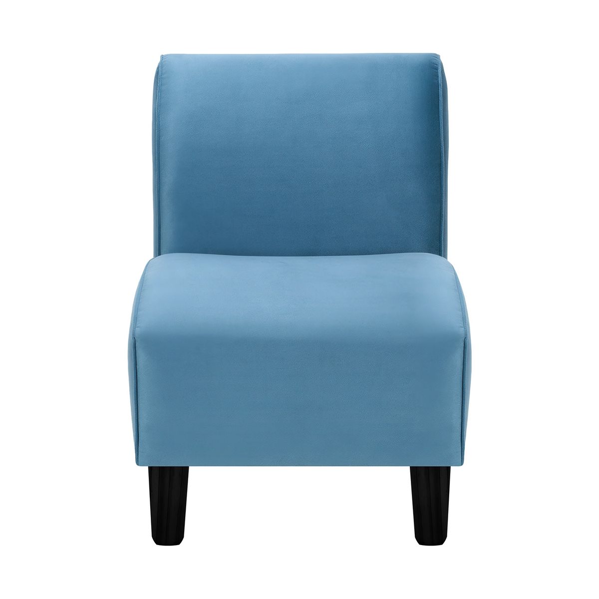 BODEVIR - Poltrona Soft 1C Felpa 00 Azul Petroleo