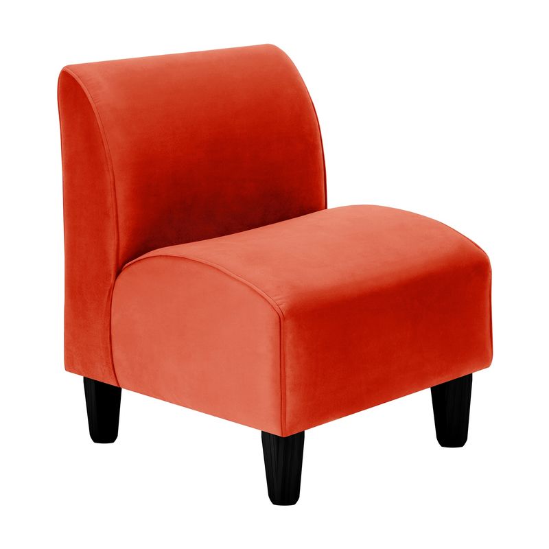 BODEVIR - Poltrona Soft 1C Felpa 00 Naranja