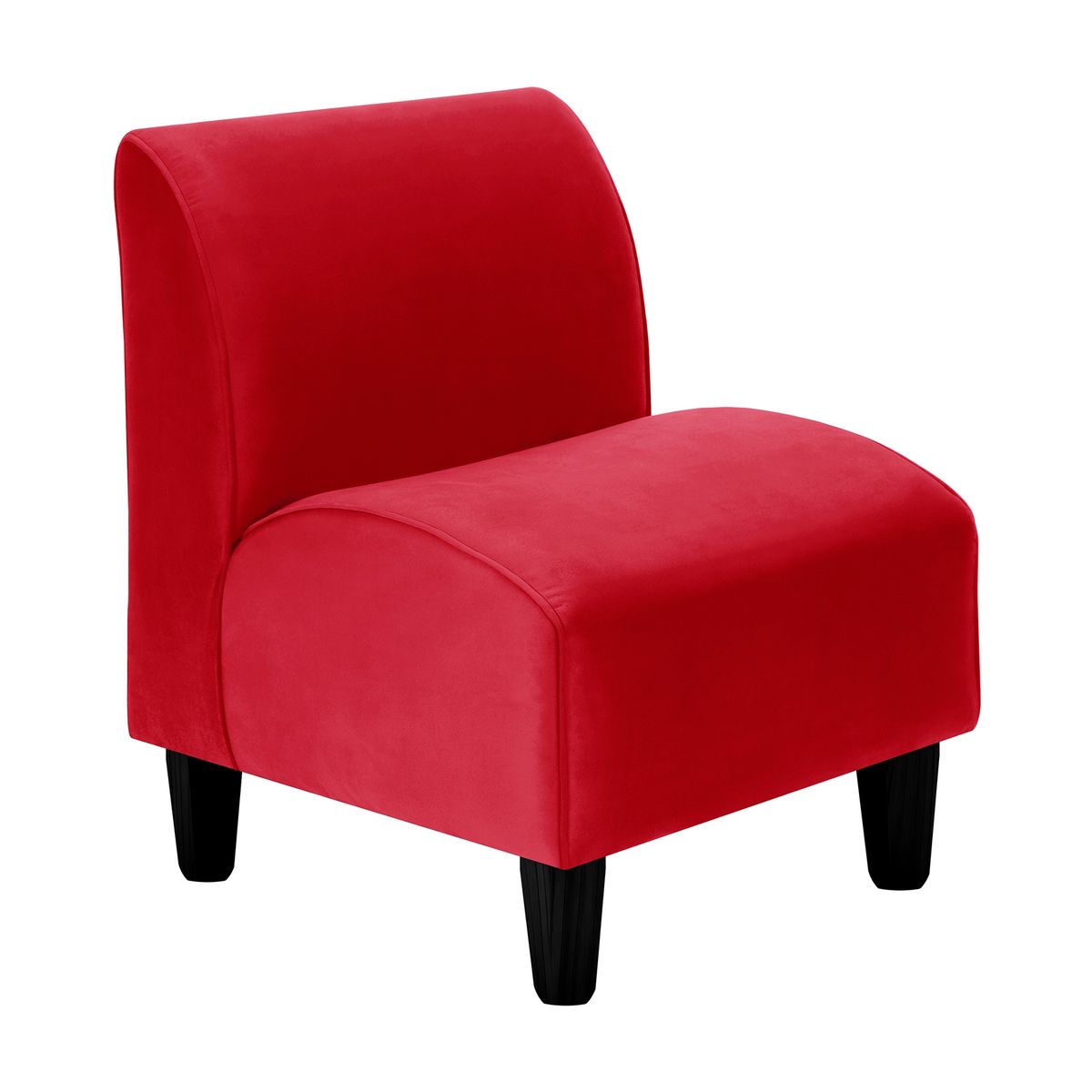 BODEVIR - Poltrona Soft 1C Felpa 00 Rojo