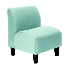 BODEVIR - Poltrona Soft 1C Felpa 00 Verde Agua