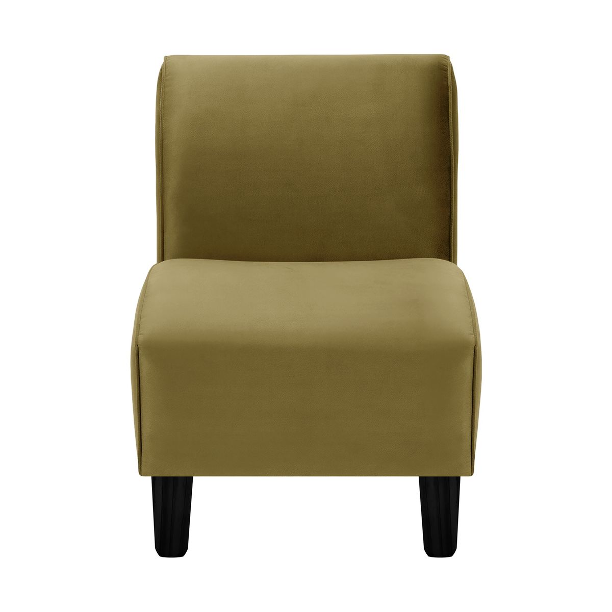 BODEVIR - Poltrona Soft 1C Felpa 00 Verde Musgo