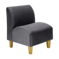 BODEVIR - Poltrona Soft 1C Felpa 01 Gris